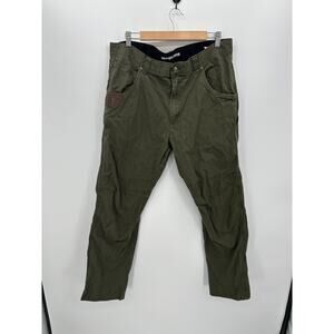 Wrangler Riggs Workwear Pants Mens 38x32 Green Ranger Ripstop Cargo 103W031FN